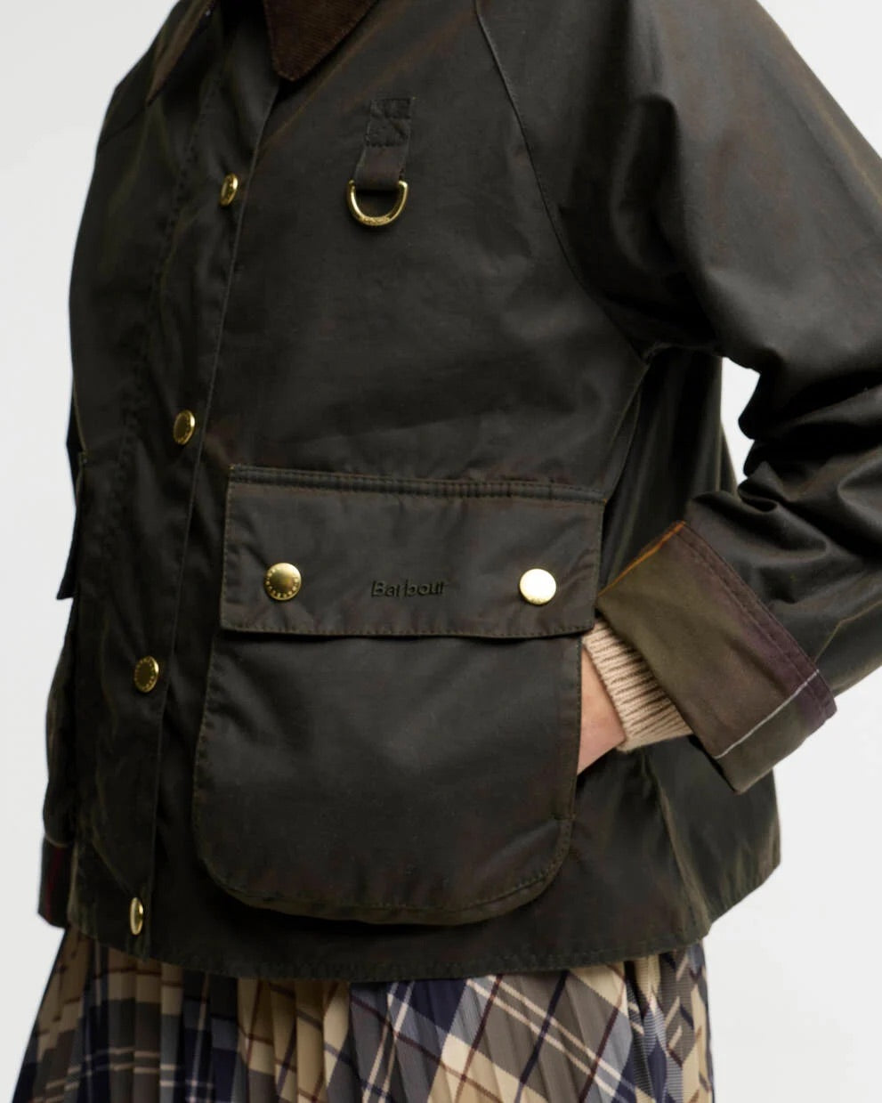Chaqueta en algodon encerado Barbour