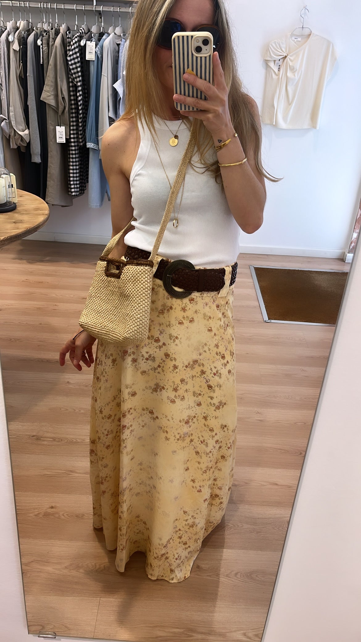 Falda estampada