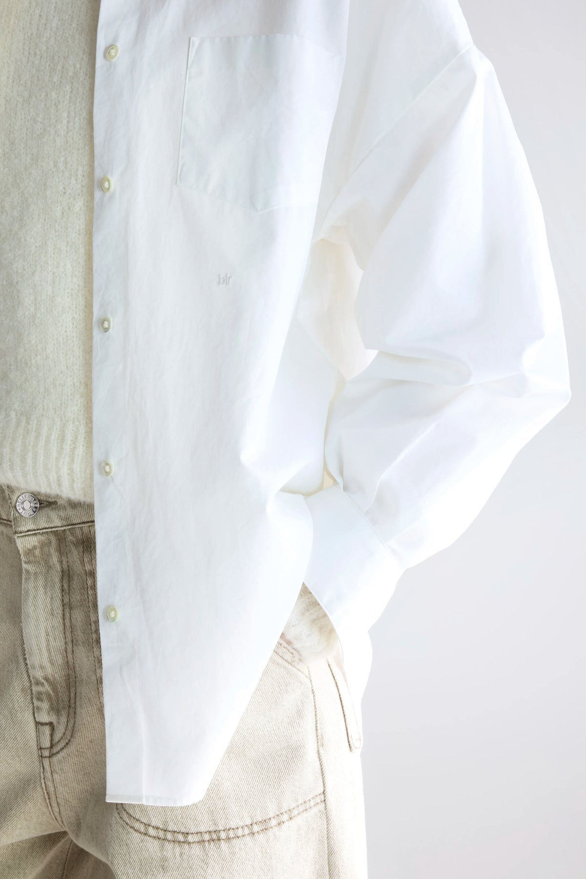 Camisa popelín blanca
