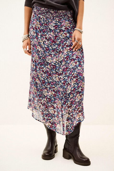 Falda estampado floral ba&sh