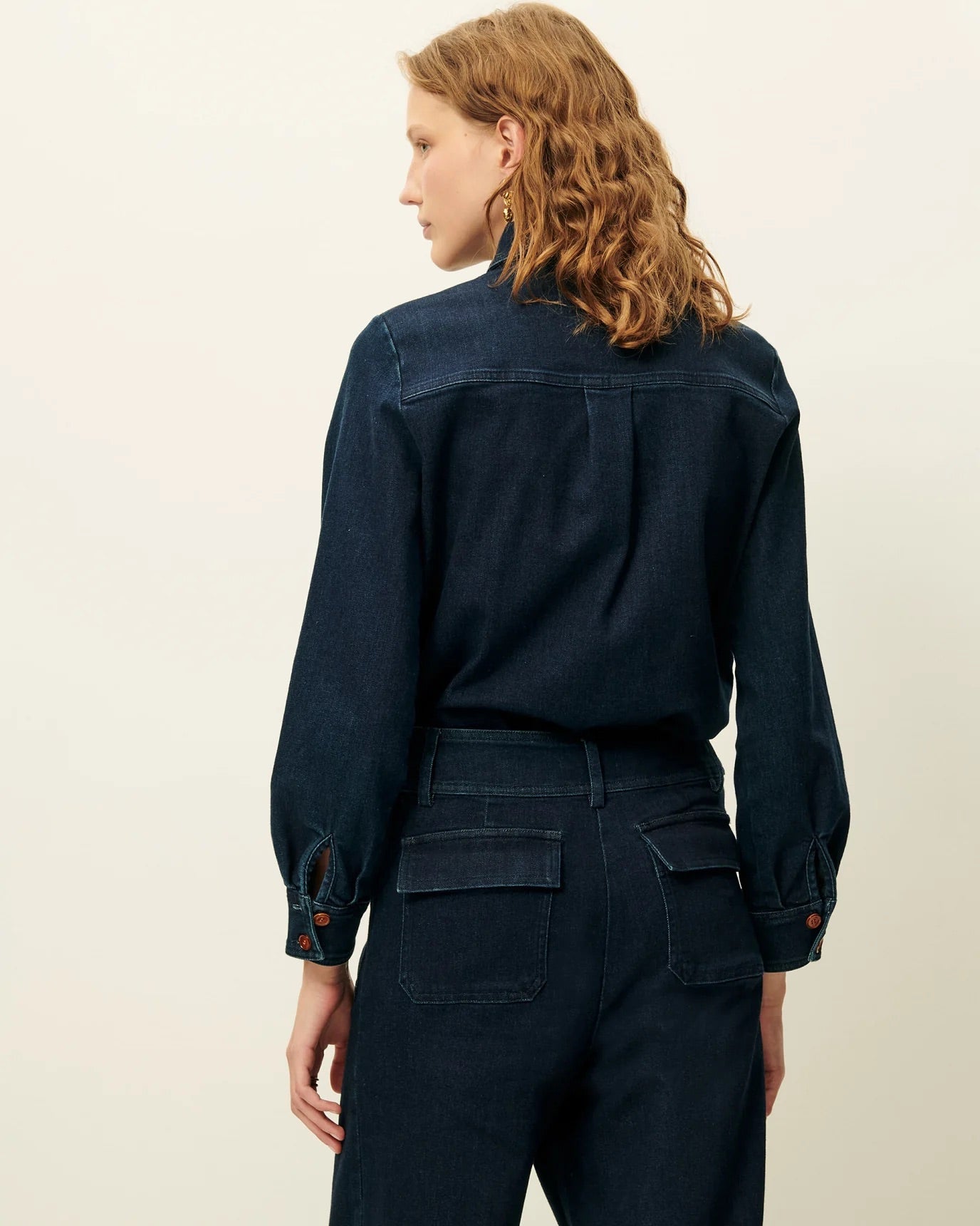 Camisa tejido denim sessùn