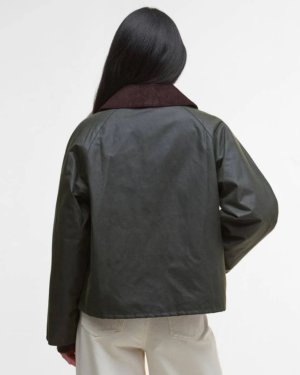 Chaqueta Barbour encerada corta