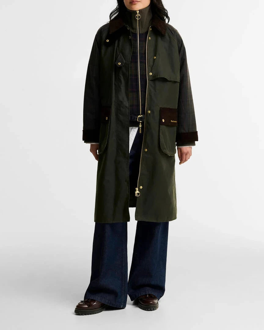 Chaqueta Barbour línea larga