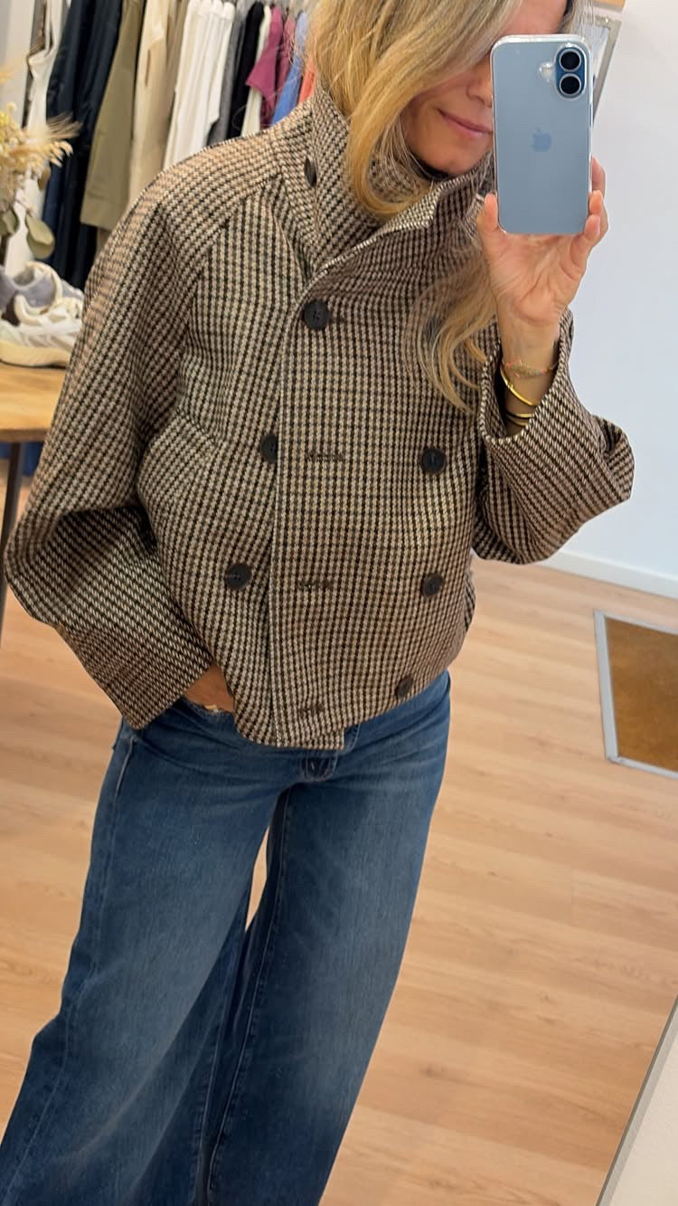 Chaqueta de cuadros