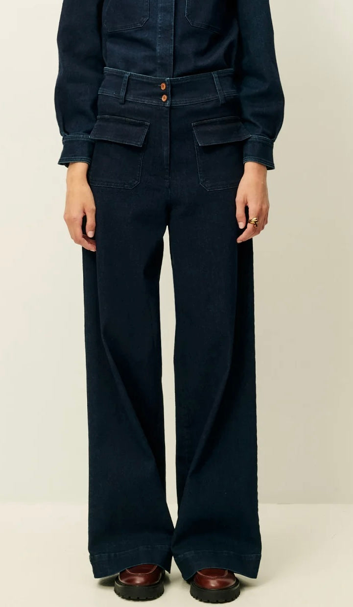 Pantalón recto denim sessùn