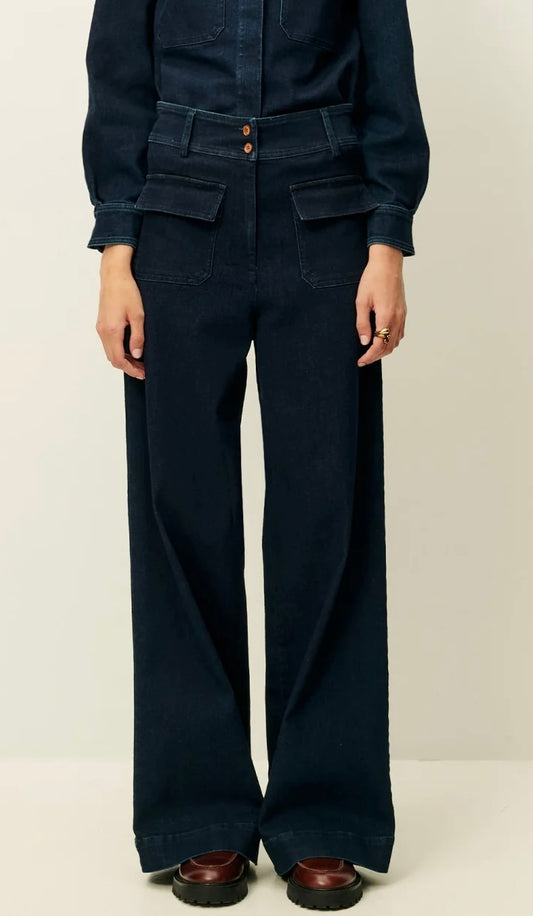 Pantalón recto denim sessùn