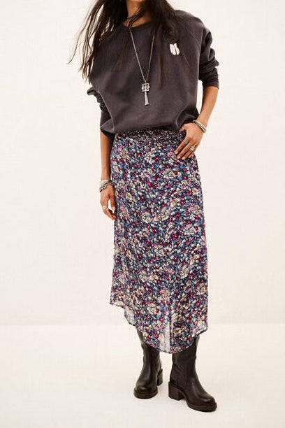 Falda estampado floral ba&sh