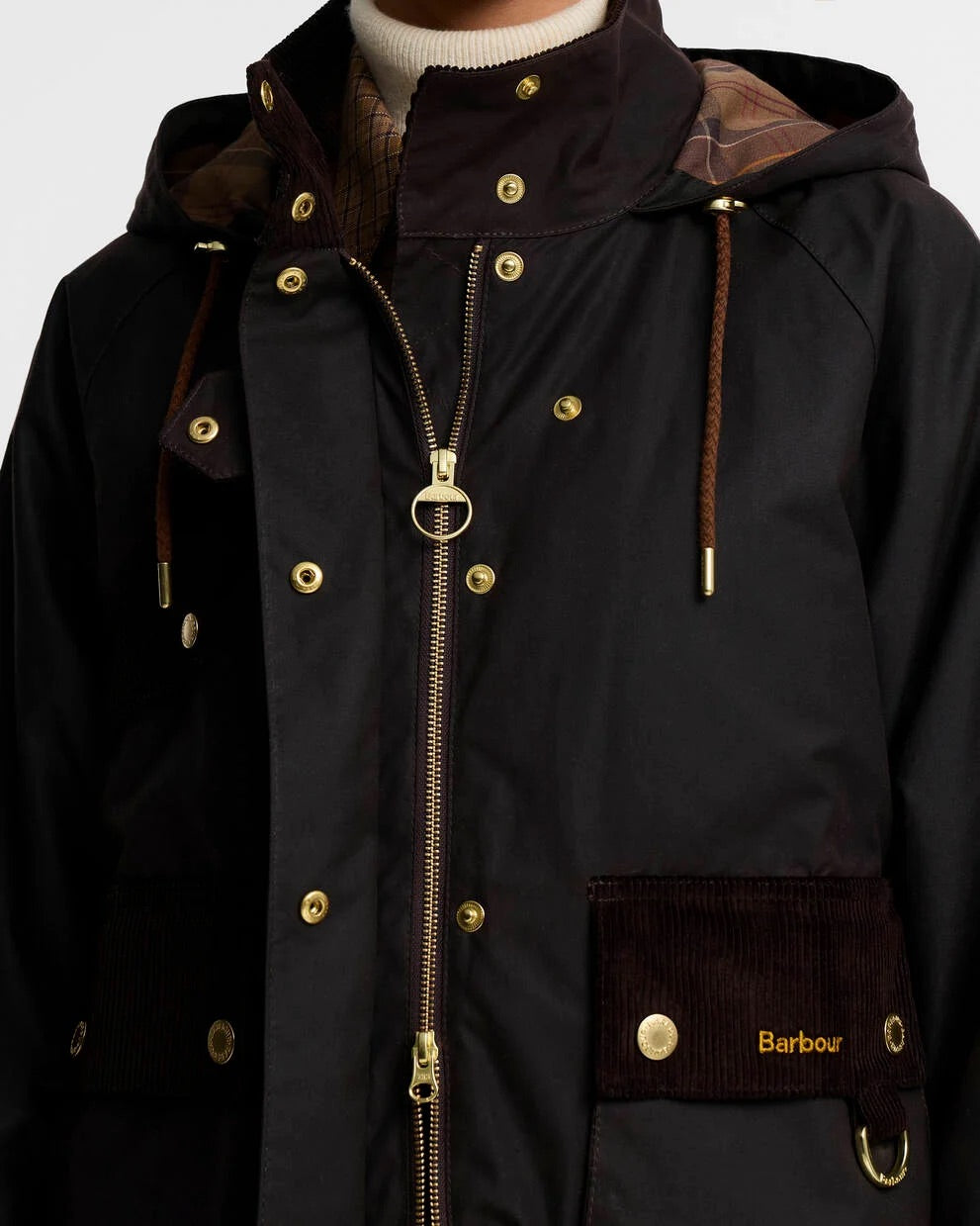 Chaqueta Barbour con algodón encerada