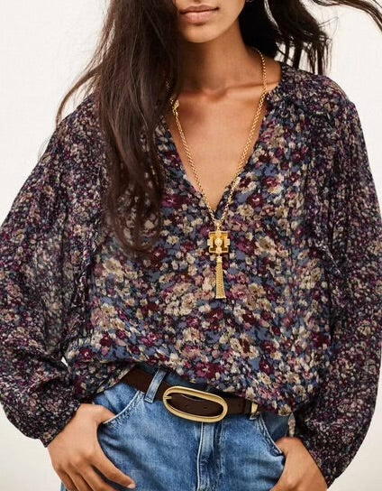 Blusa estampado floral ba&sh