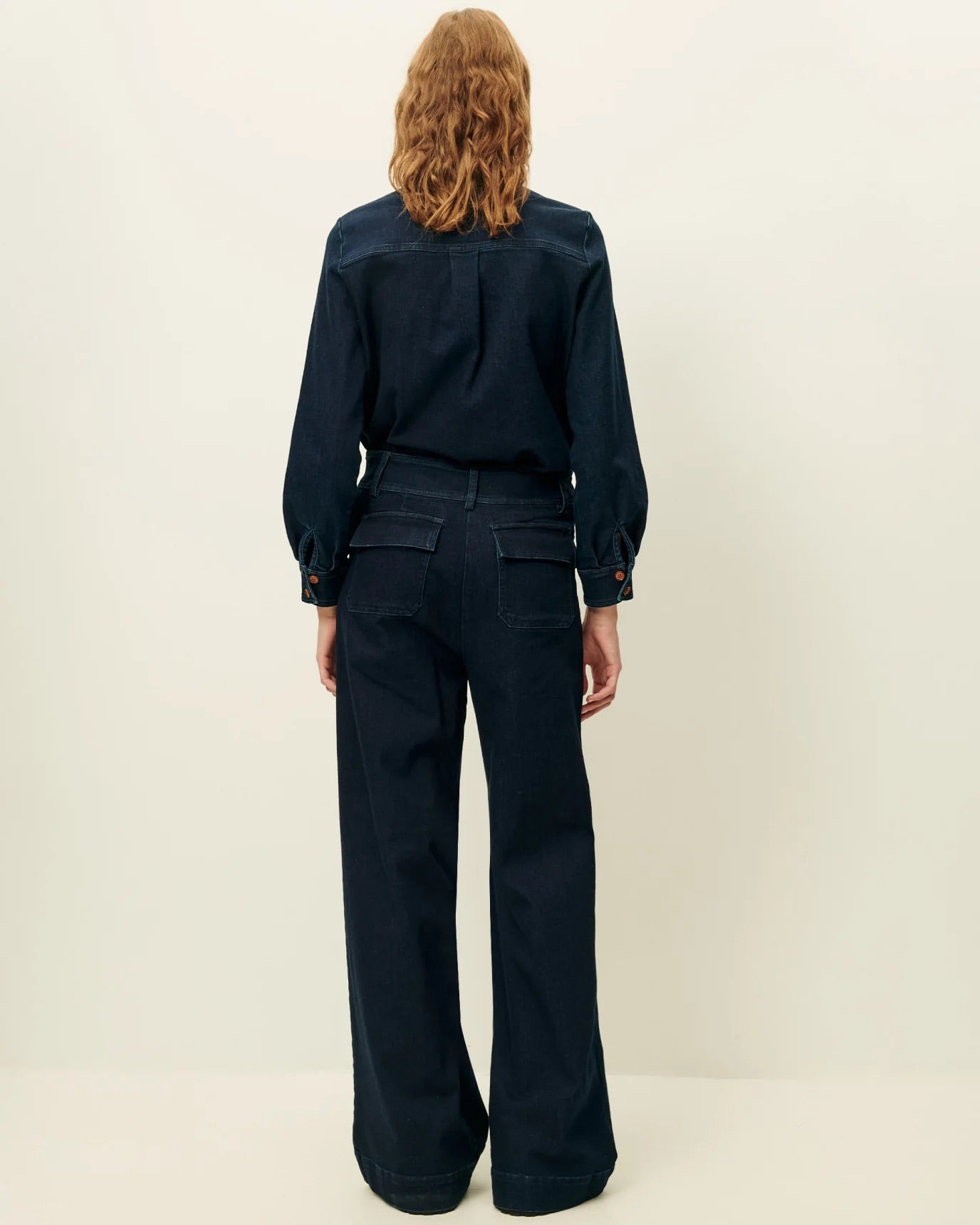 Pantalón recto denim sessùn
