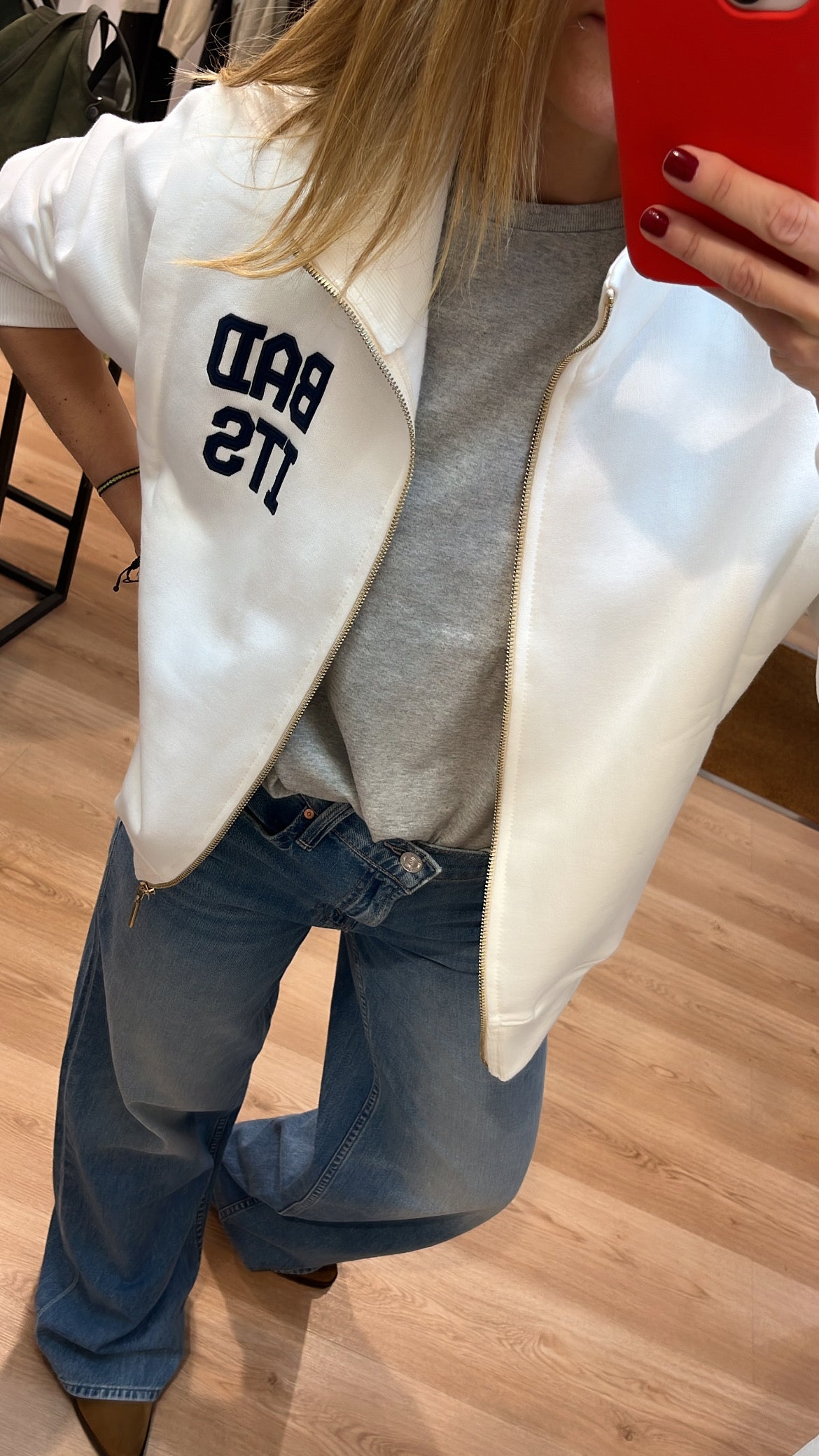 Sudadera cremallera