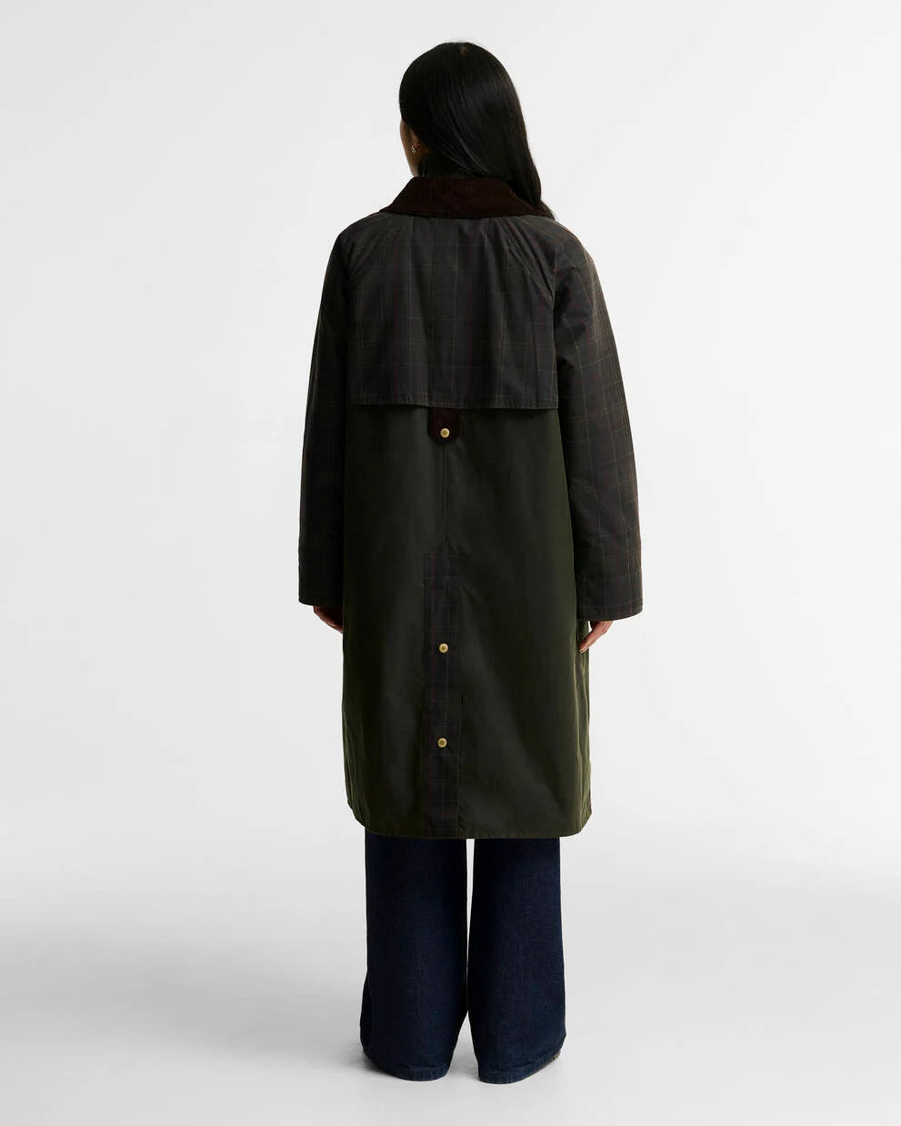 Chaqueta Barbour línea larga