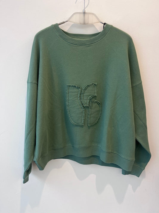Sudadera verde