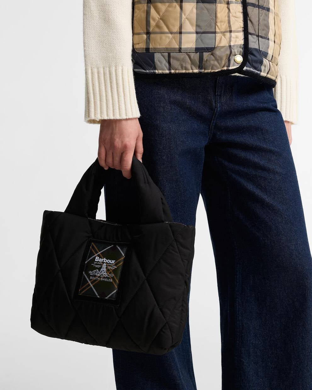 Mini bolso acolchado Barbour