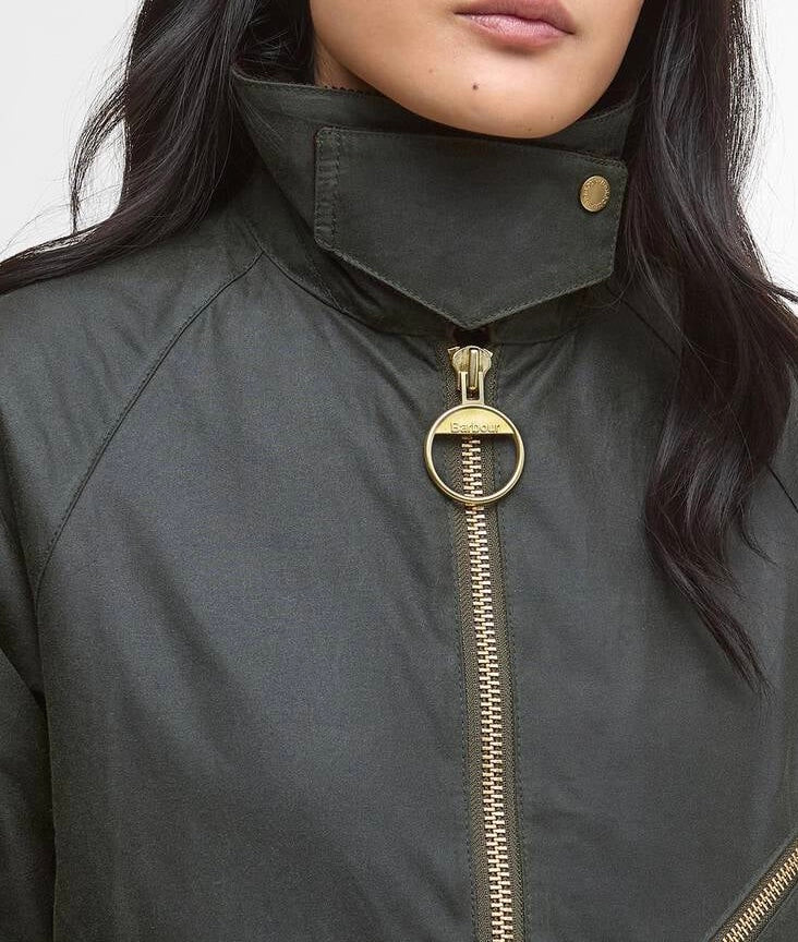 Chaqueta Barbour encerada corta
