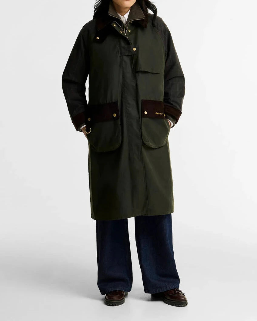 Chaqueta Barbour línea larga