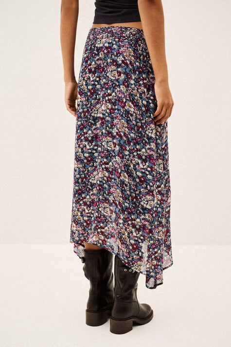 Falda estampado floral ba&sh