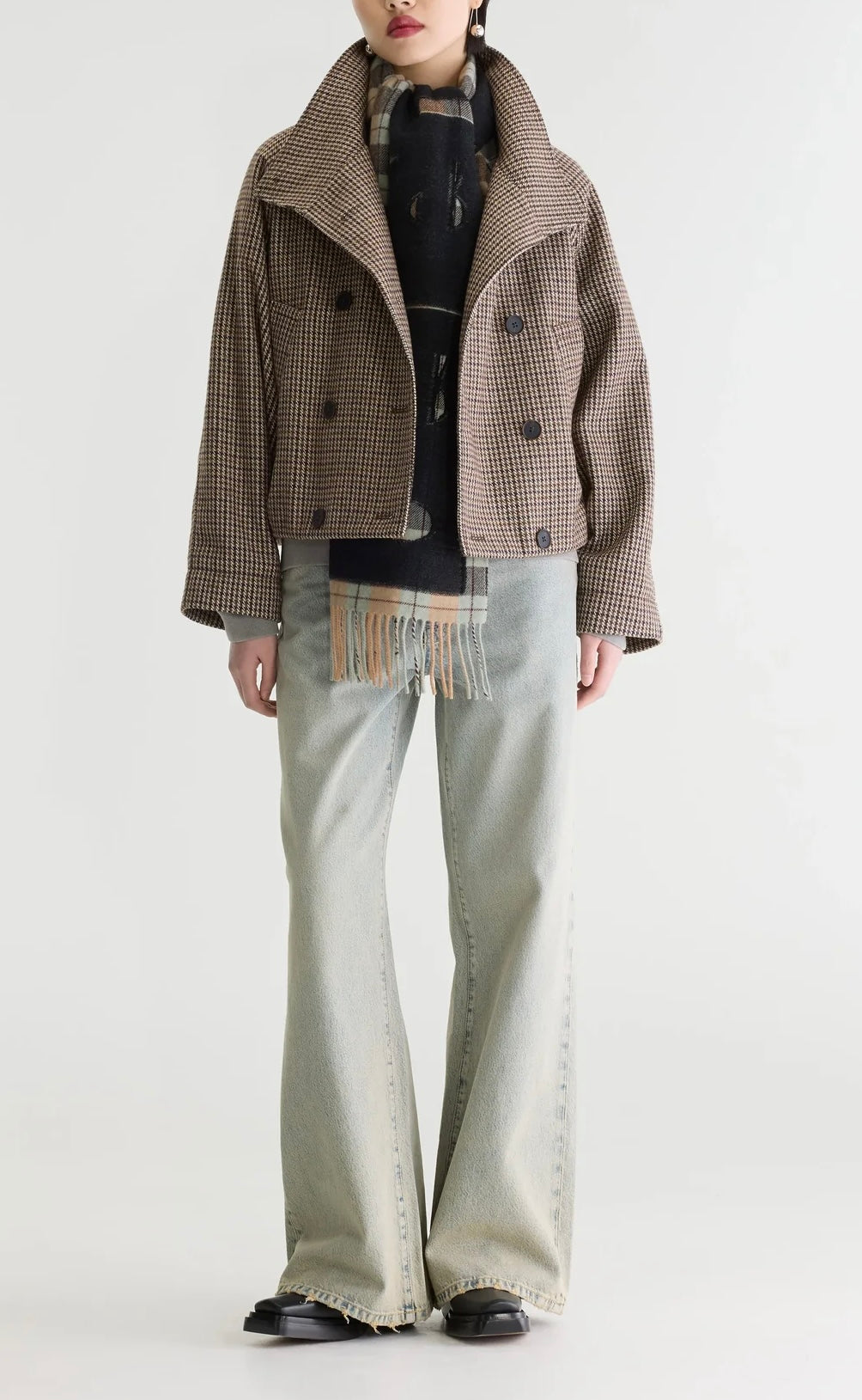 Chaqueta de cuadros