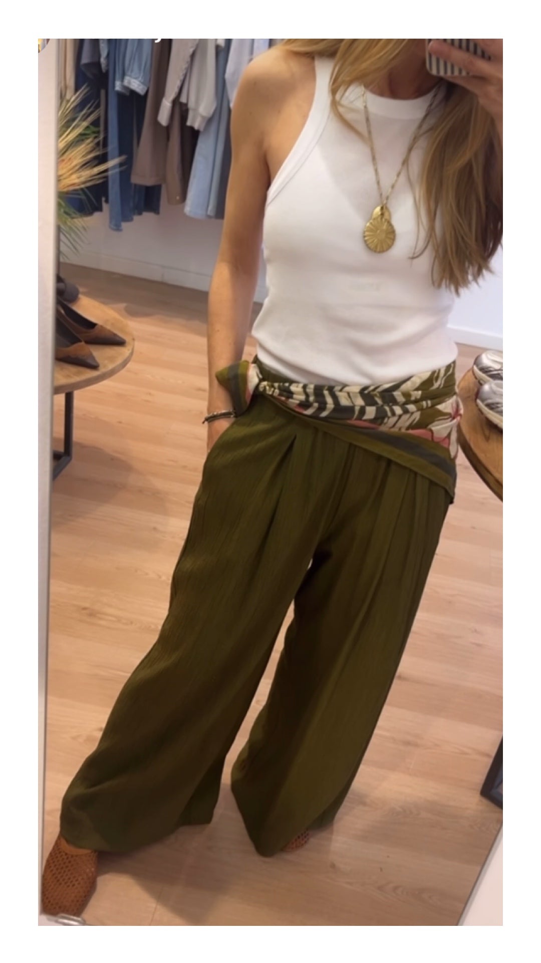 Pantalón verde